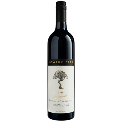 A bottle of 2018 Howard Park Abercrombie Cabernet Sauvignon red wine.