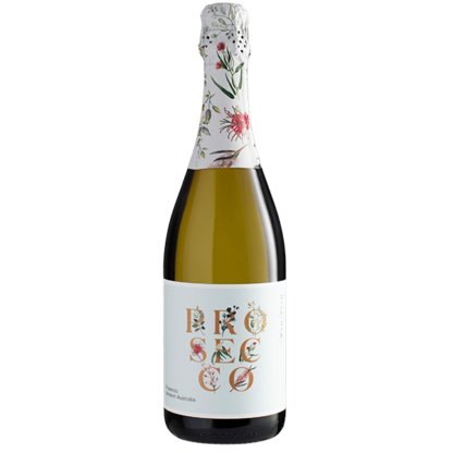 A single bottle of MadFish Prosecco sparkling white wine. from Western Australia.